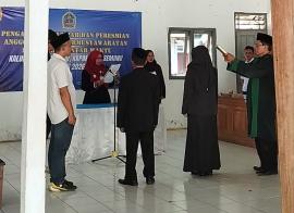 Pengambilan Sumpah & Peresmian Anggota Bamuskal Antar Waktu Kalurahan Candirejo Kapanewon Semanu, Be